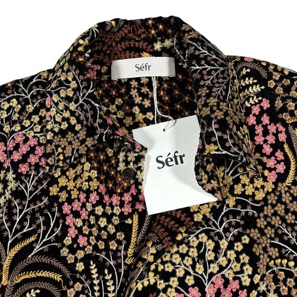 NWT SEFR HALVA OVERSHIRT SIZE LARGE - Picture 3 of 9